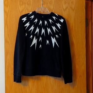 Neil Barrett Lightning Bolt Sweatshirt XS